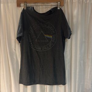 Dark Gray Graphic Pink Floyd T-Shirt Sz S